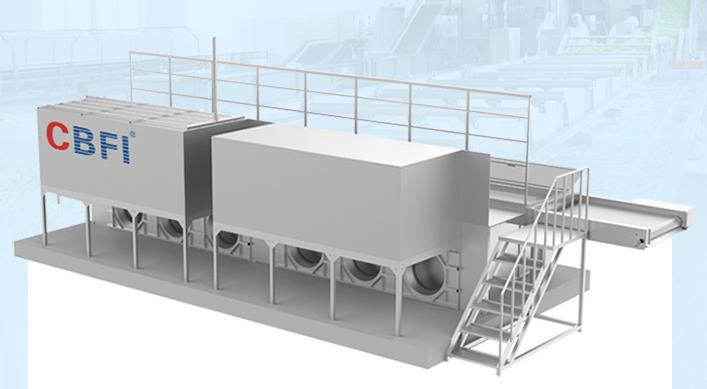 制冷系统是速冻隧道的核心